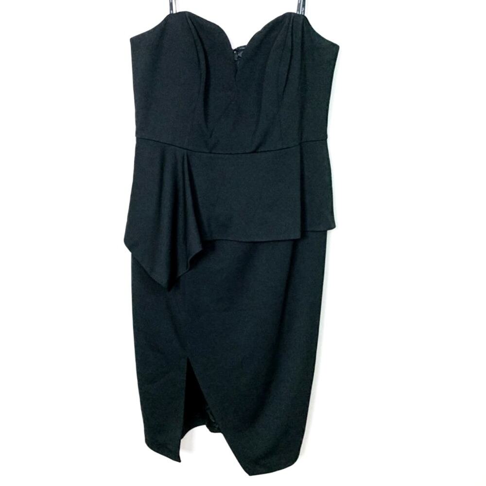 City Chic Black Dress Worn 2 Ways NWT